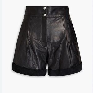 IRO leather shorts